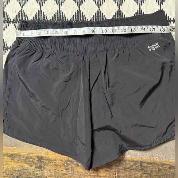 PINK Victoria's Secret Black Athletic Shorts Lightweight Design - Picture 5 of 7